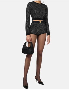 ELISABETTA FRANCHI Pull noir - MK33M 2