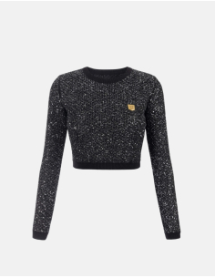 ELISABETTA FRANCHI Pull noir - MK33M