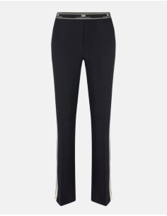 Pantalon droit pantalon elisabetta franchi droit noir