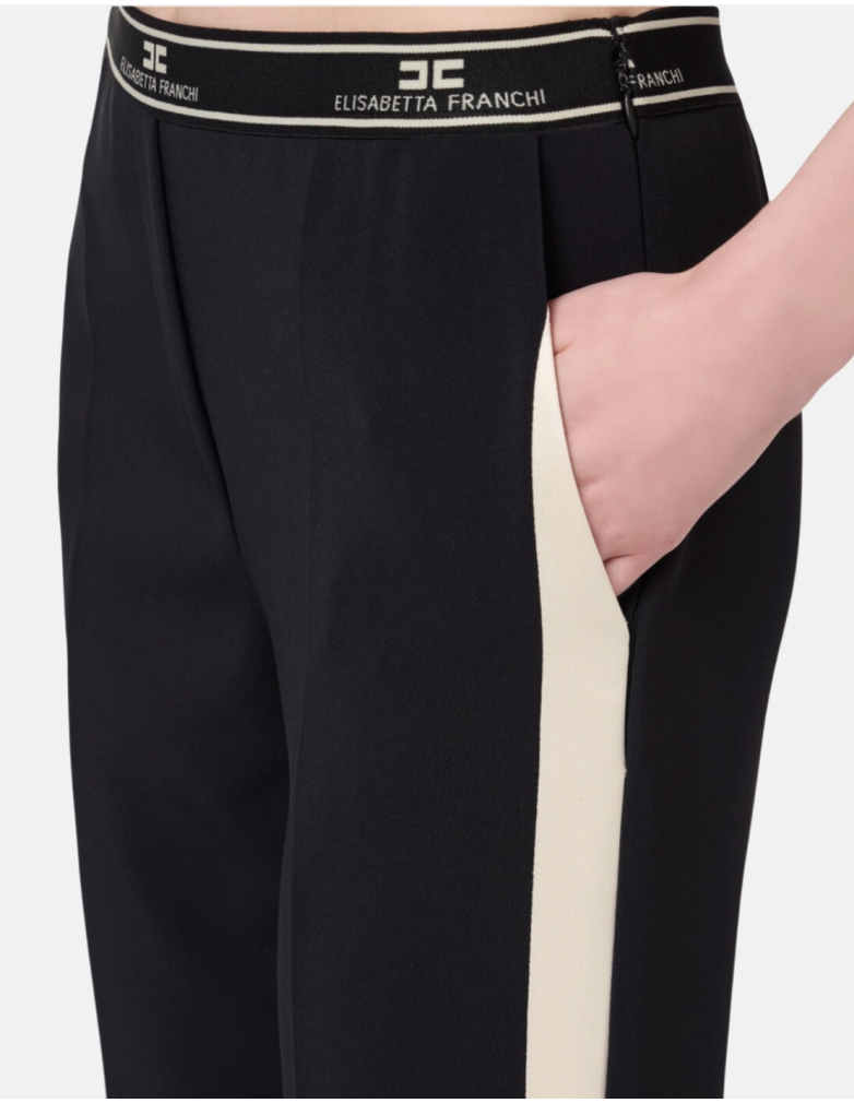 ELISABETTA FRANCHI Pantalon noir - PA010