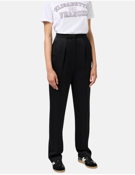 ELISABETTA FRACHI Pantalon noir - PA046