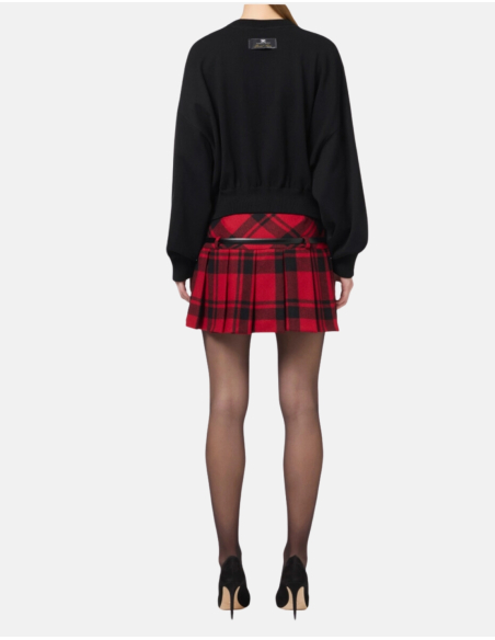 ELISABETTA FRANCHI Maille noire - MK76Q