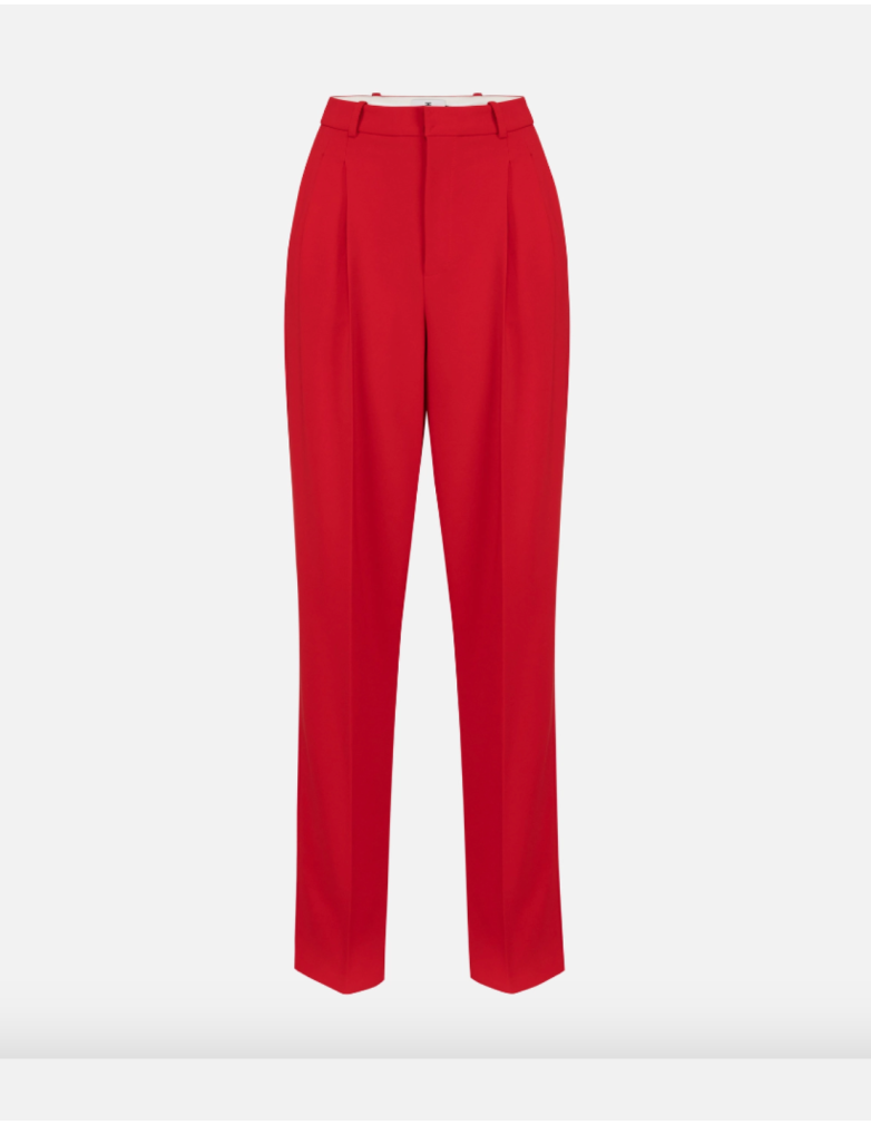 pantalon rouge elisabetta franchi