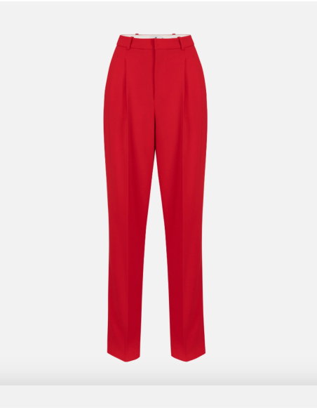 pantalon rouge elisabetta franchi