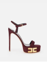 Sandales bordeaux elisabetta franchi nice