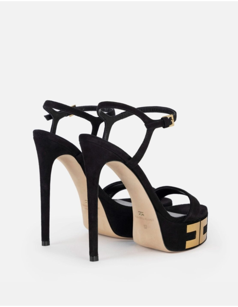 Sandales logo elisabetta franchi nice