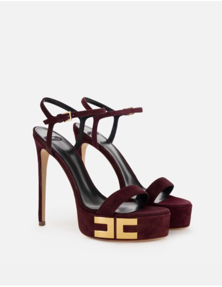 Sandales logo elisabetta franchi nice