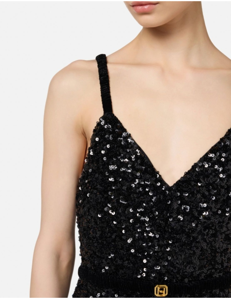 combinaison sequins elisabetta franchi soldes