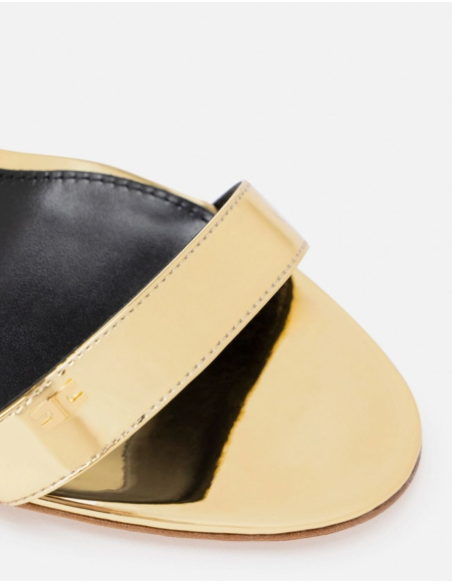 Chaussures doré Elisabetta Franchi Nice