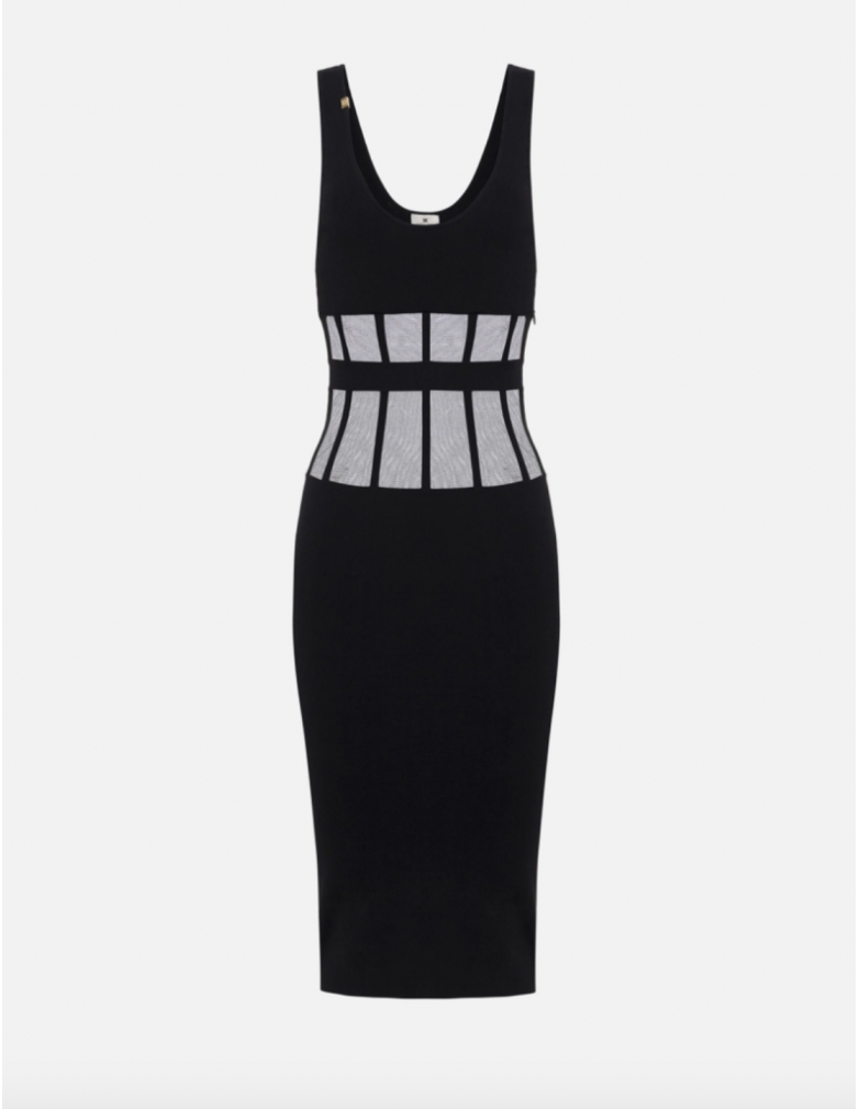 robe noire elisabetta franchi nice