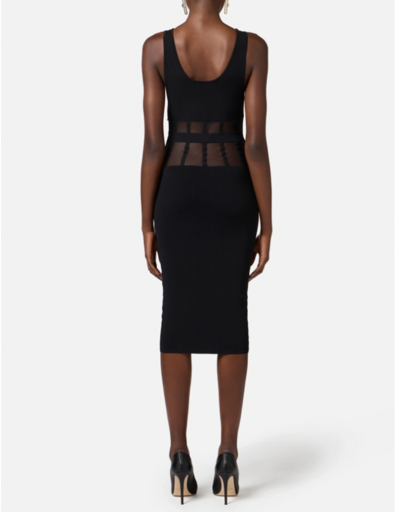 black dress elisabetta franchi nice