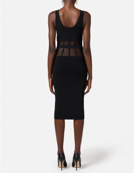 black dress elisabetta franchi nice