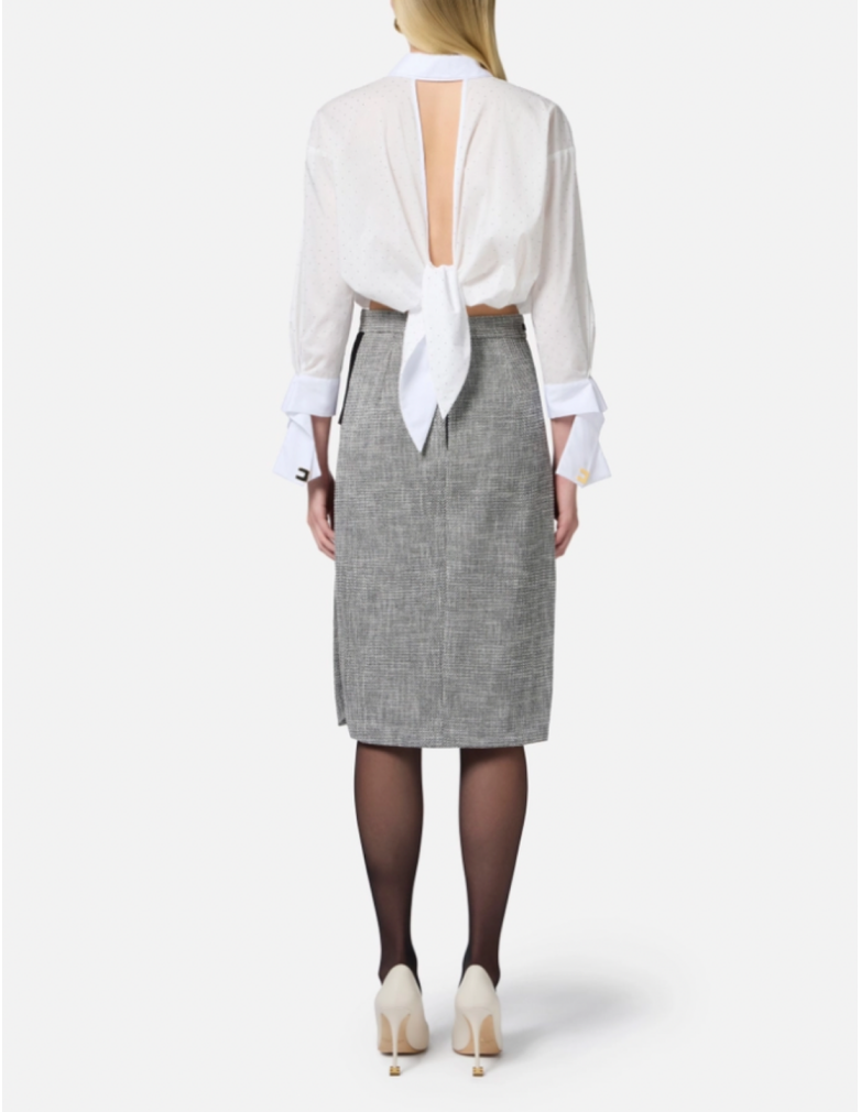 blouse blanche elisabetta franchi