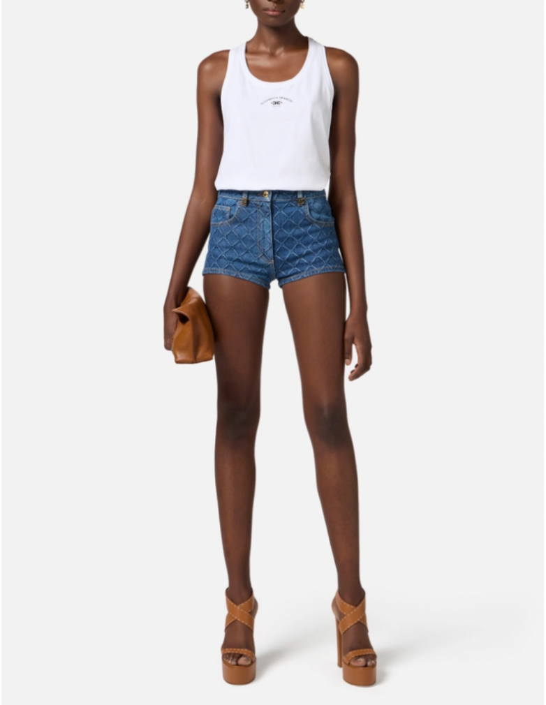 débardeur logo elisabetta franchi nice