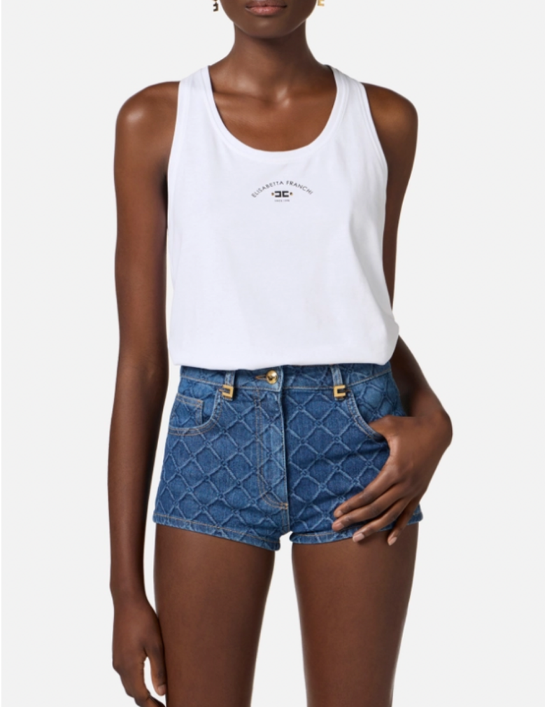 top blanc elisabetta franchi nice