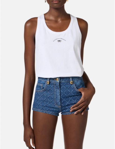 top blanc elisabetta franchi nice