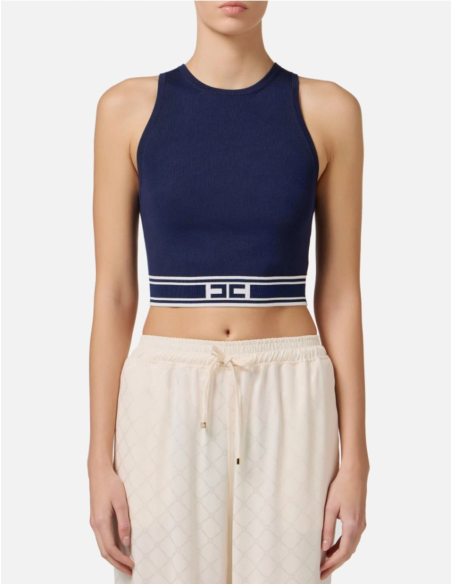 crop top outlet elisabetta franchi nice