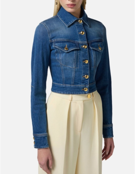 veste denim elisabetta franchi nice