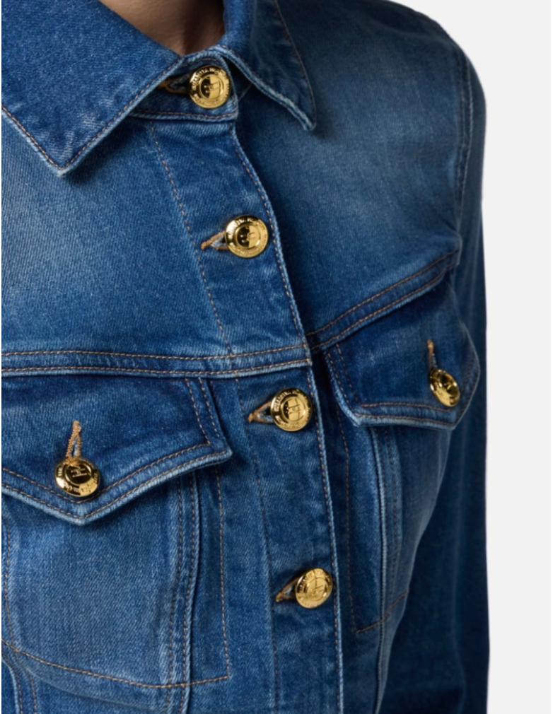 blouson denim elisabetta franchi nice