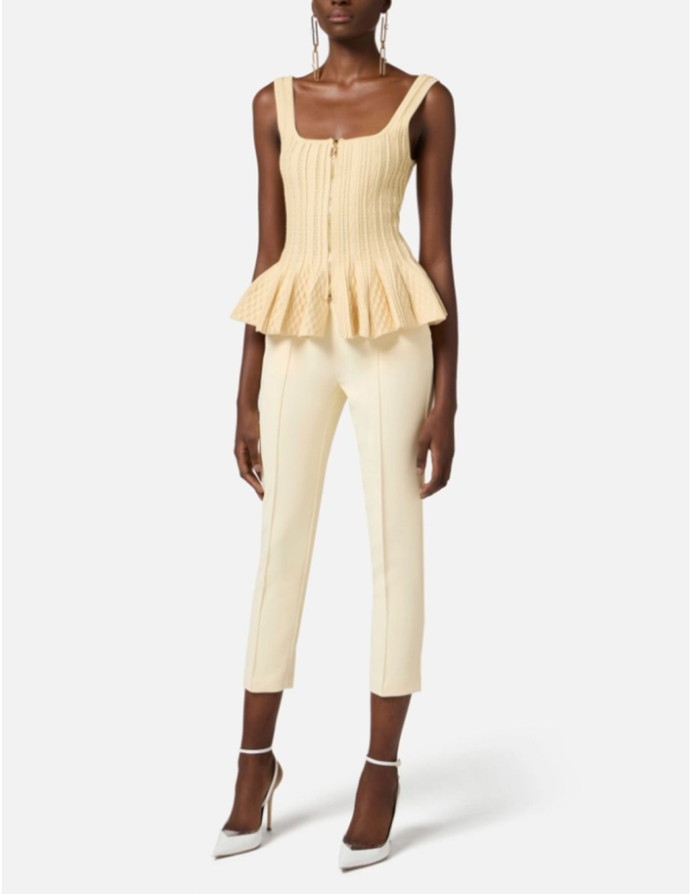 pantalon jaune elisabetta franchi nice