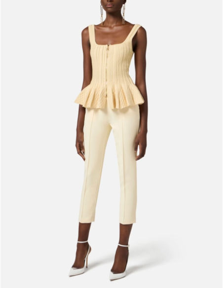 pantalon jaune elisabetta franchi nice