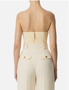Top bustier blanc elisabetta franchi nice outlet 2