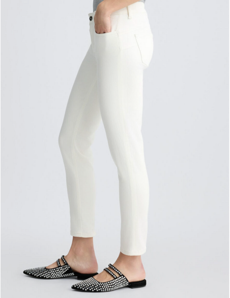 Jean blanc femme tandance