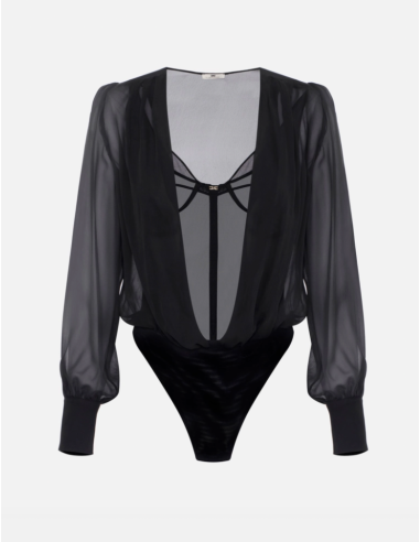 body en soie elisabetta franchi nice france