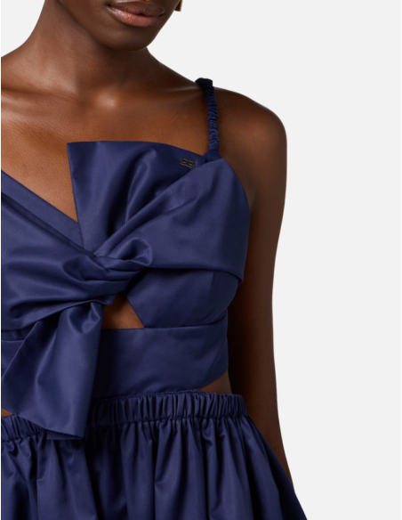 robe noeud elisabetta franchi nice france