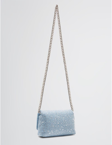 LIU JO Sac LaPuffy denim strass - AA5250