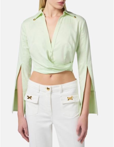 chemisier vert d'eau elisabetta franchi nice france boutique