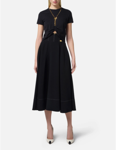 t-shirt noir elisabetta franchi nice france