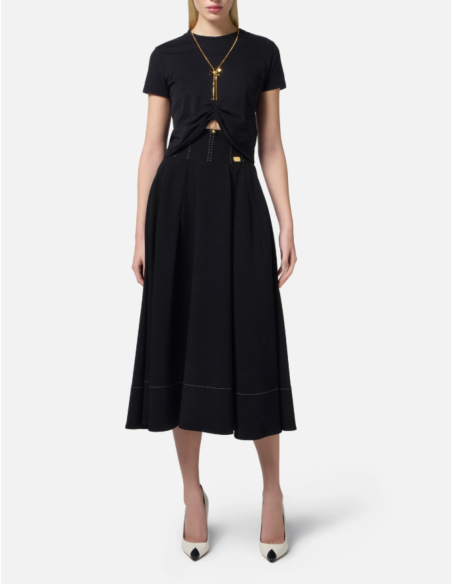 t-shirt noir elisabetta franchi nice france