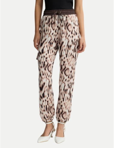 pantalon décontracter imprimé animalier