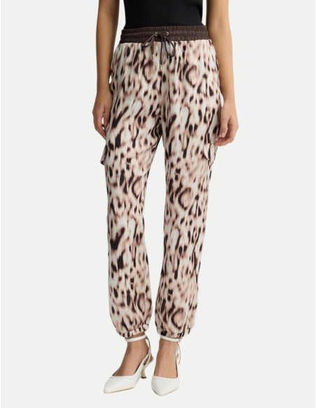 pantalon décontracter imprimé animalier