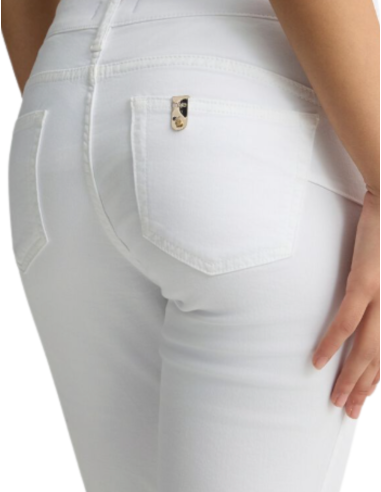 Jean blanc pour femme