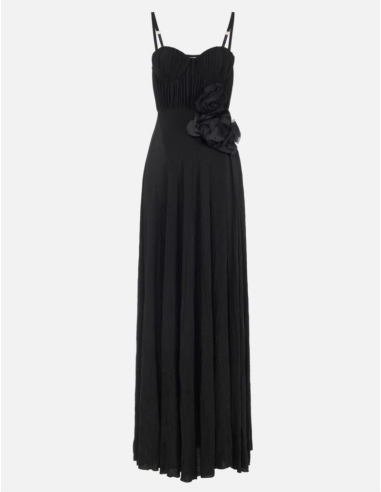 robe paillettes noir elisabetta franchi nice france french riviera