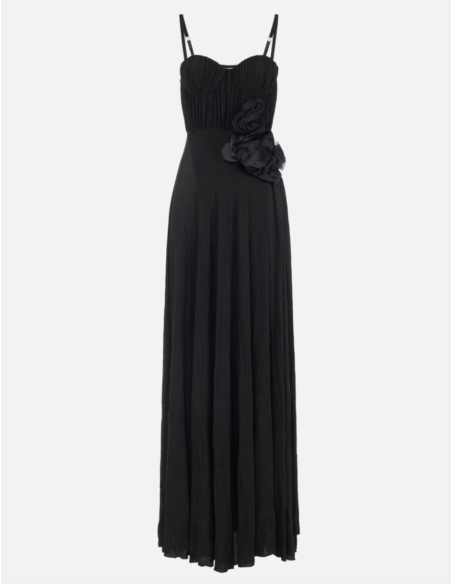 robe paillettes noir elisabetta franchi nice france french riviera