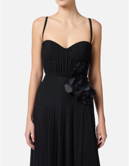 robe bustier noir elisabetta franchi nice france french riviera