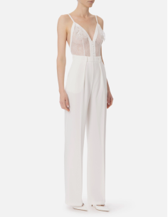 combinaison blanche elisabetta franchi nice france europe