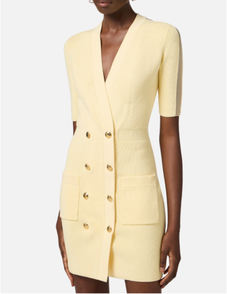 robe jaune elisabetta franchi nice france french riviera