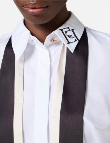 chemise logo elisabetta franchi nice france