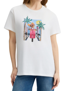 LIU JO T-shirt Avec Strass - WA5260 2