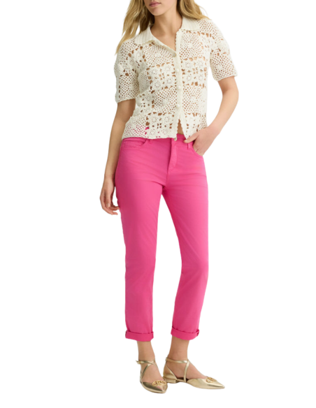 Pantalon rose en coton