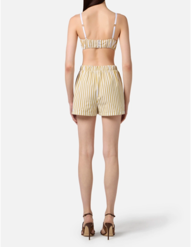 short rayures elisabetta franchi nice