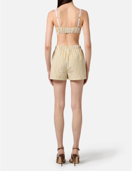 short rayures elisabetta franchi nice