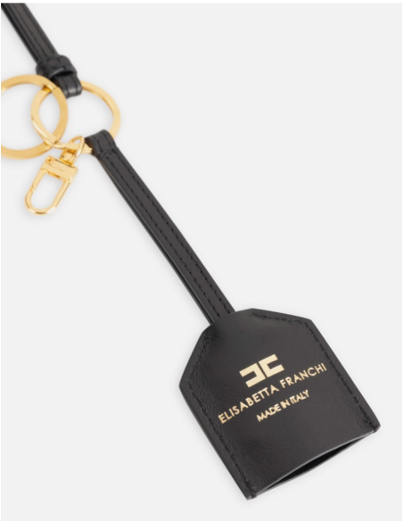 porte clés noir elisabetta franchi nice boutique