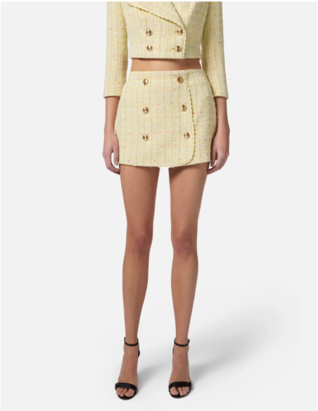 tweed skirt outlet elisabetta franchi nice