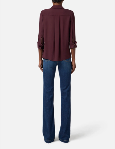 ELISABETTA FRANCHI Chemise merlot - CA122