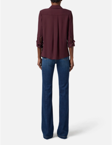 ELISABETTA FRANCHI Chemise merlot - CA122